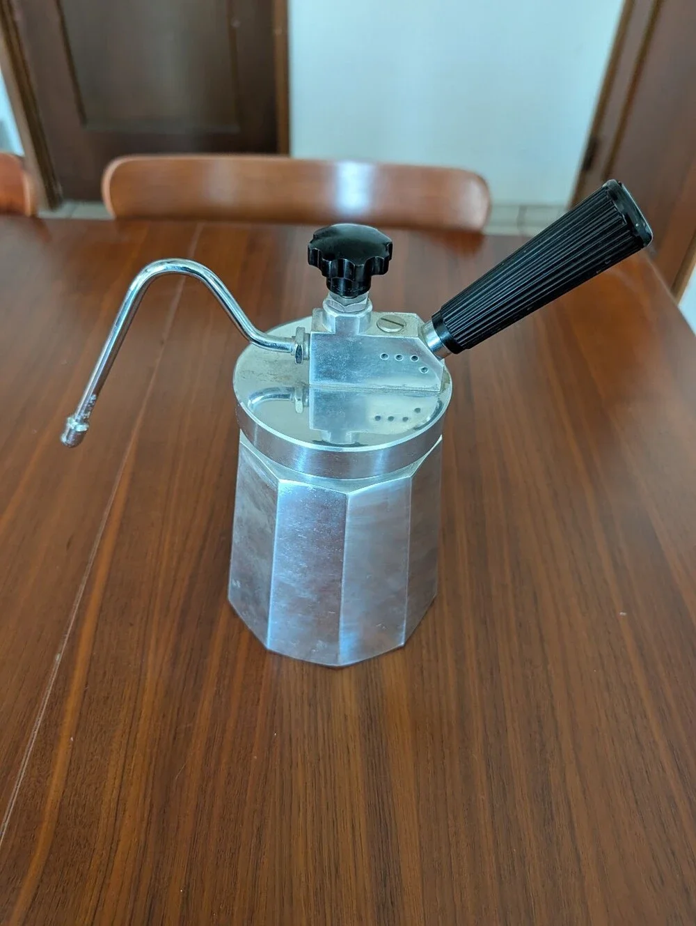 Vintage TCL Milano Aluminum Milk Steamer Frother Pre Owned